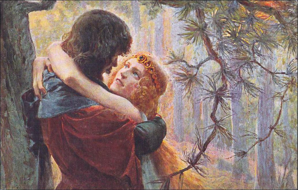 Tristan et Iseult by Gaston Bussiere